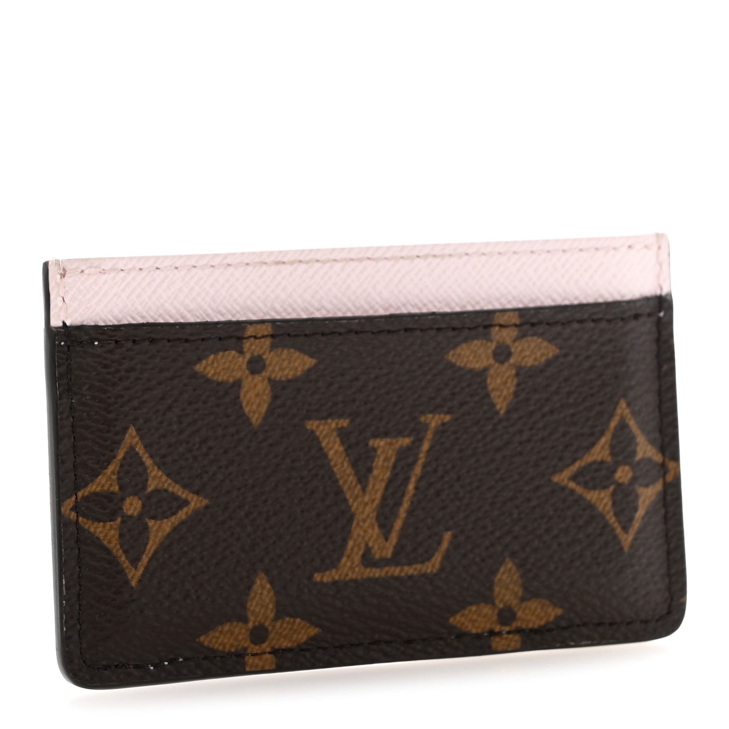 Monogram Vivienne Snowy Card Holder Pearl Blue Frost