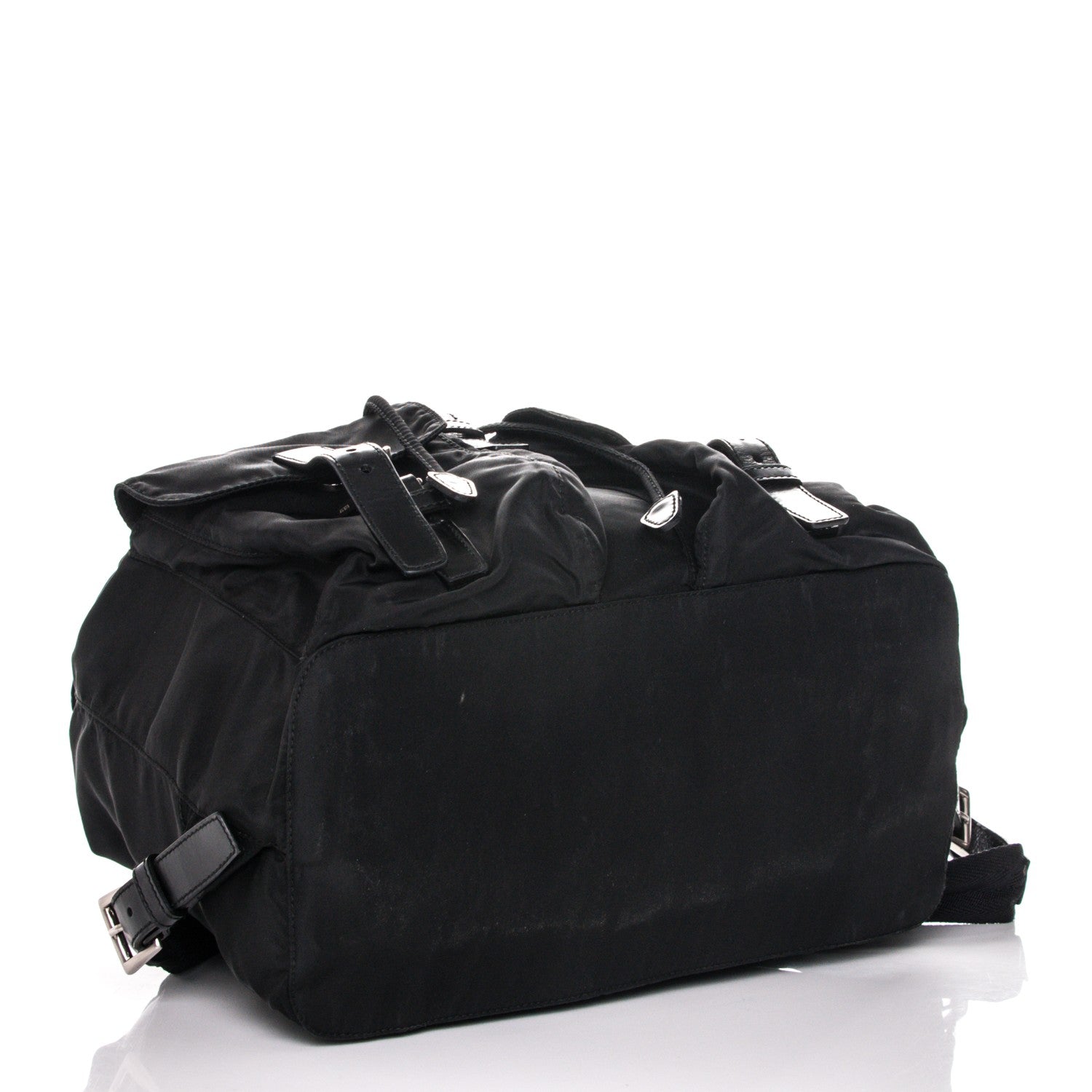 Prada Nylon Vela Medium Backpack Black 4 of 7