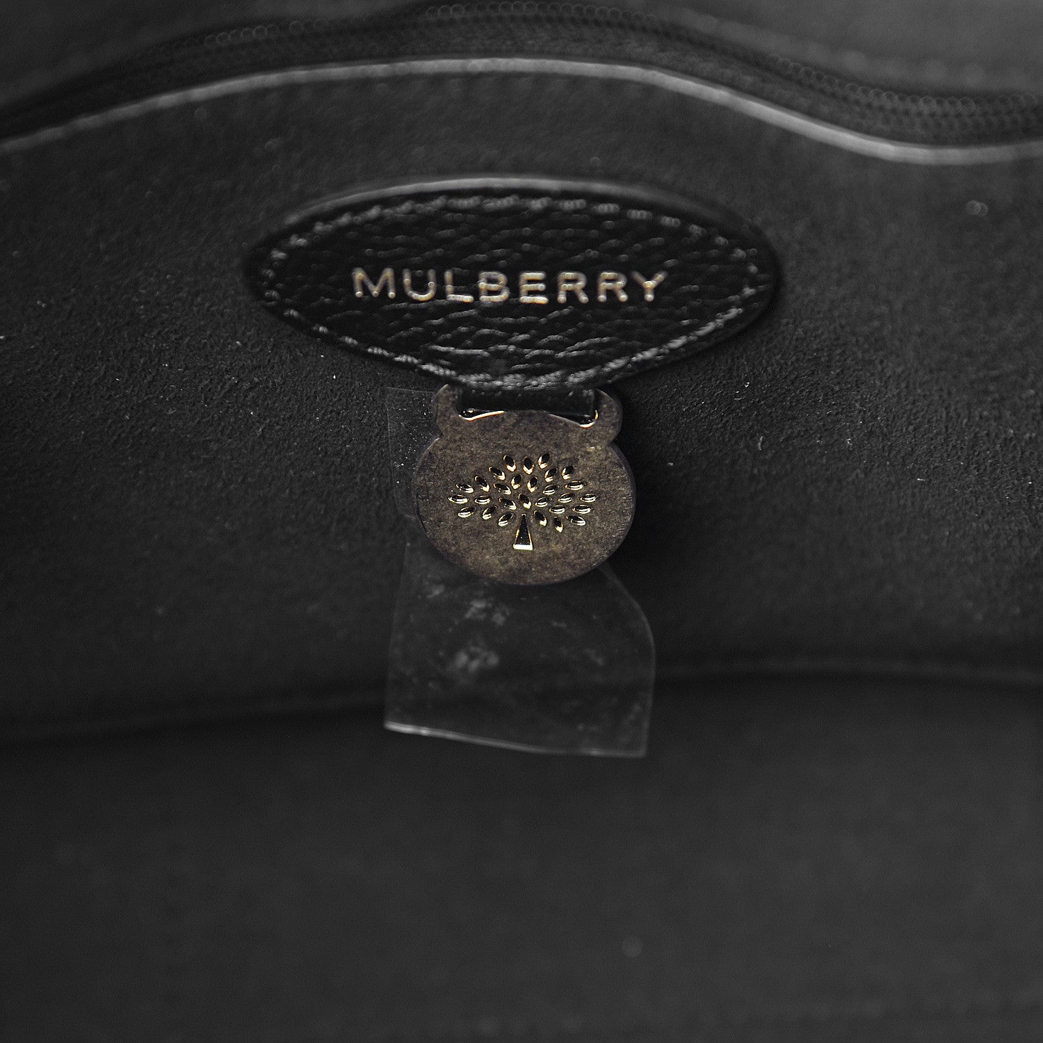 Mulberry Natural Vegetable Tanned Small Bayswater Black 5 of 9