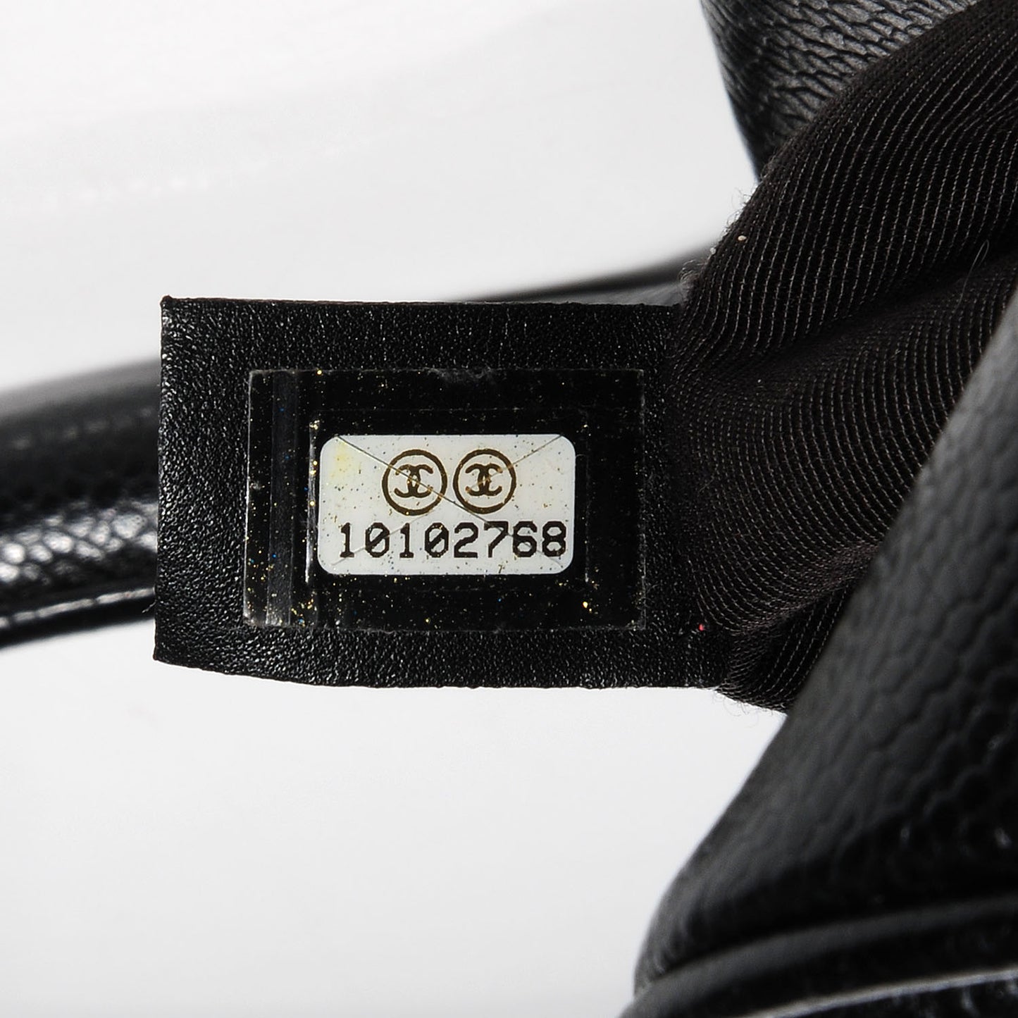 Caviar Quilted Bowler Black