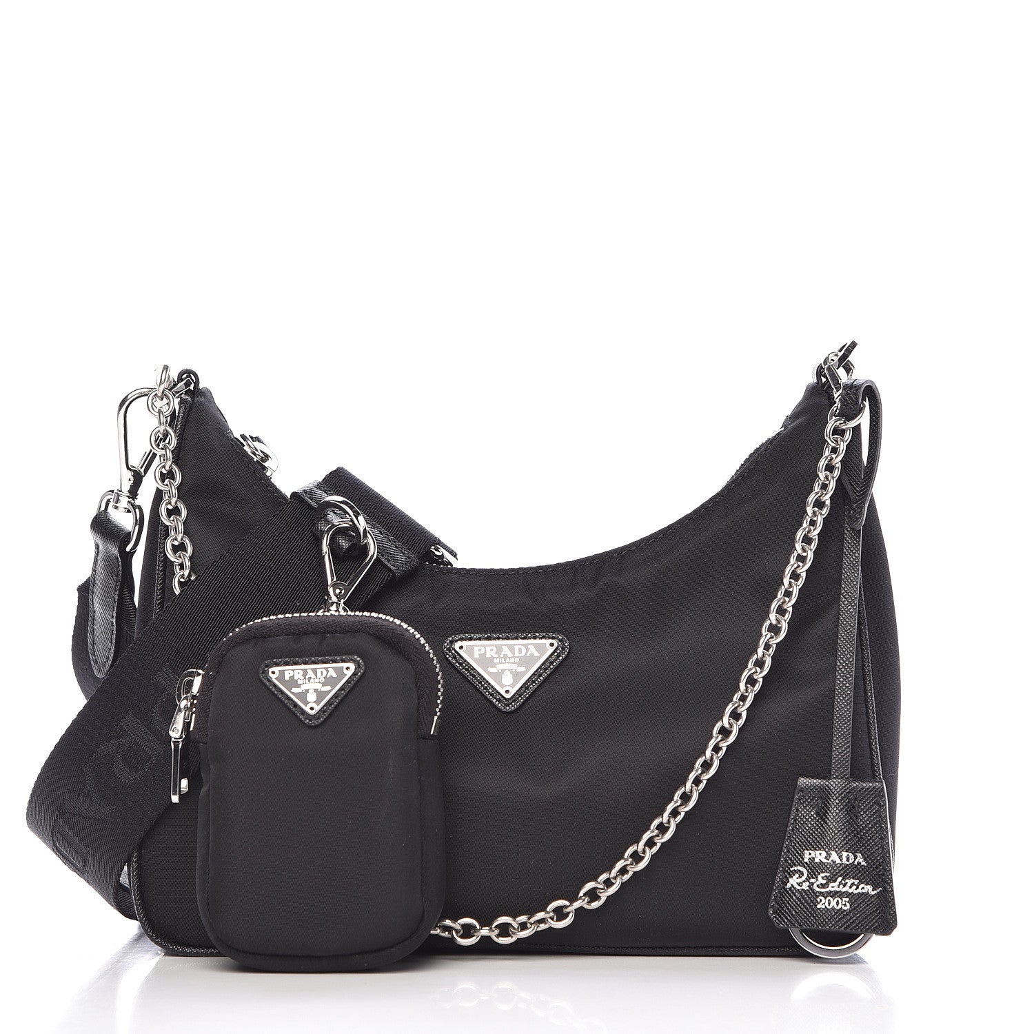Prada Nylon Re-Edition 2005 Shoulder Bag Black 1 of 13