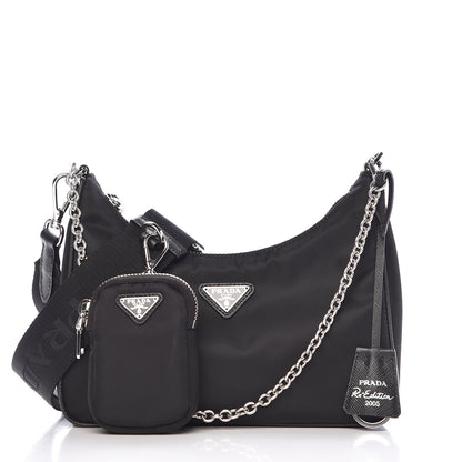 Prada Nylon Re-Edition 2005 Shoulder Bag Black 1 of 13
