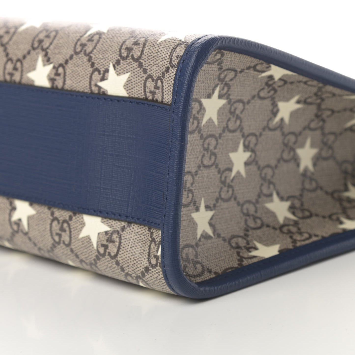 GG Supreme Monogram Stars Childrens Tote Beige Ebony Yellow Royal