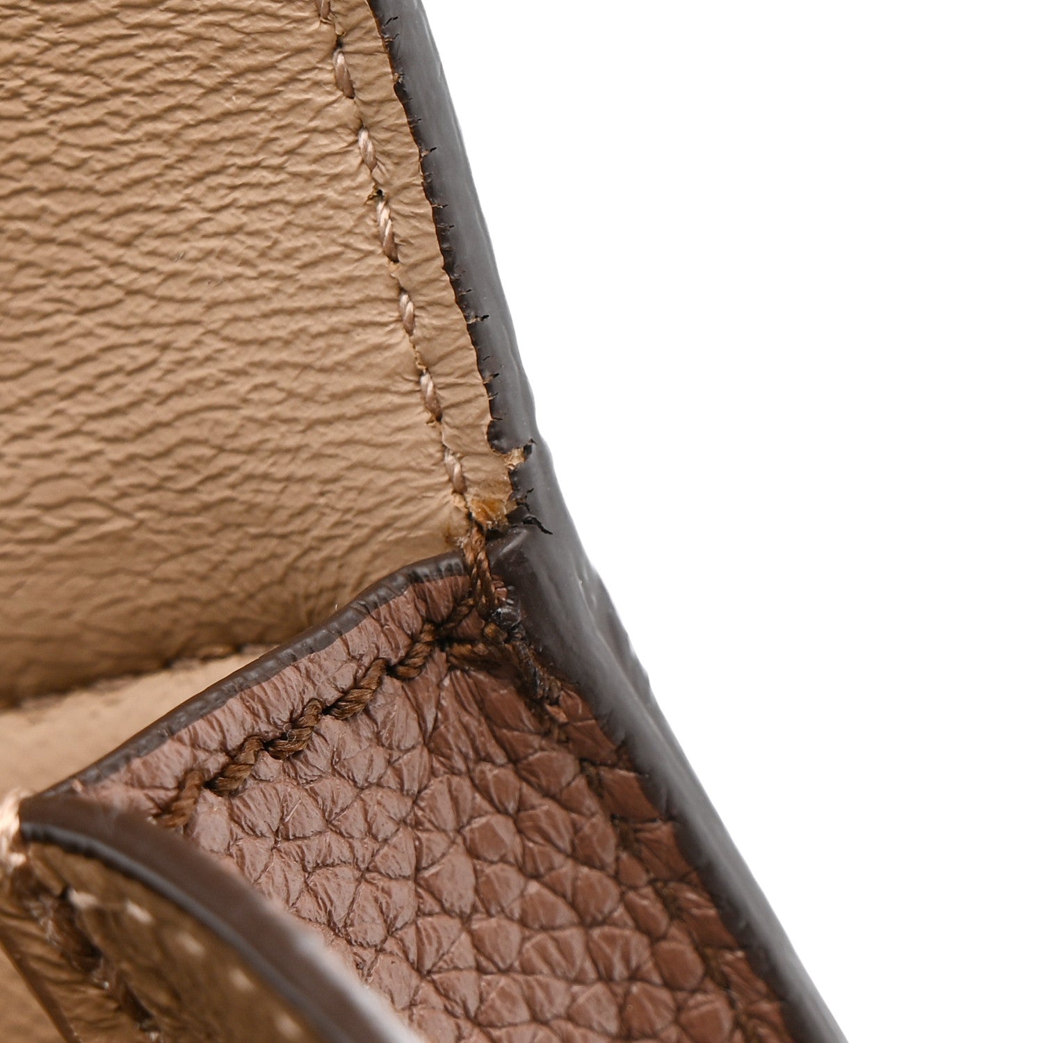 Salvatore Ferragamo Grained Calfskin Sofia Satchel Moka 15 of 19