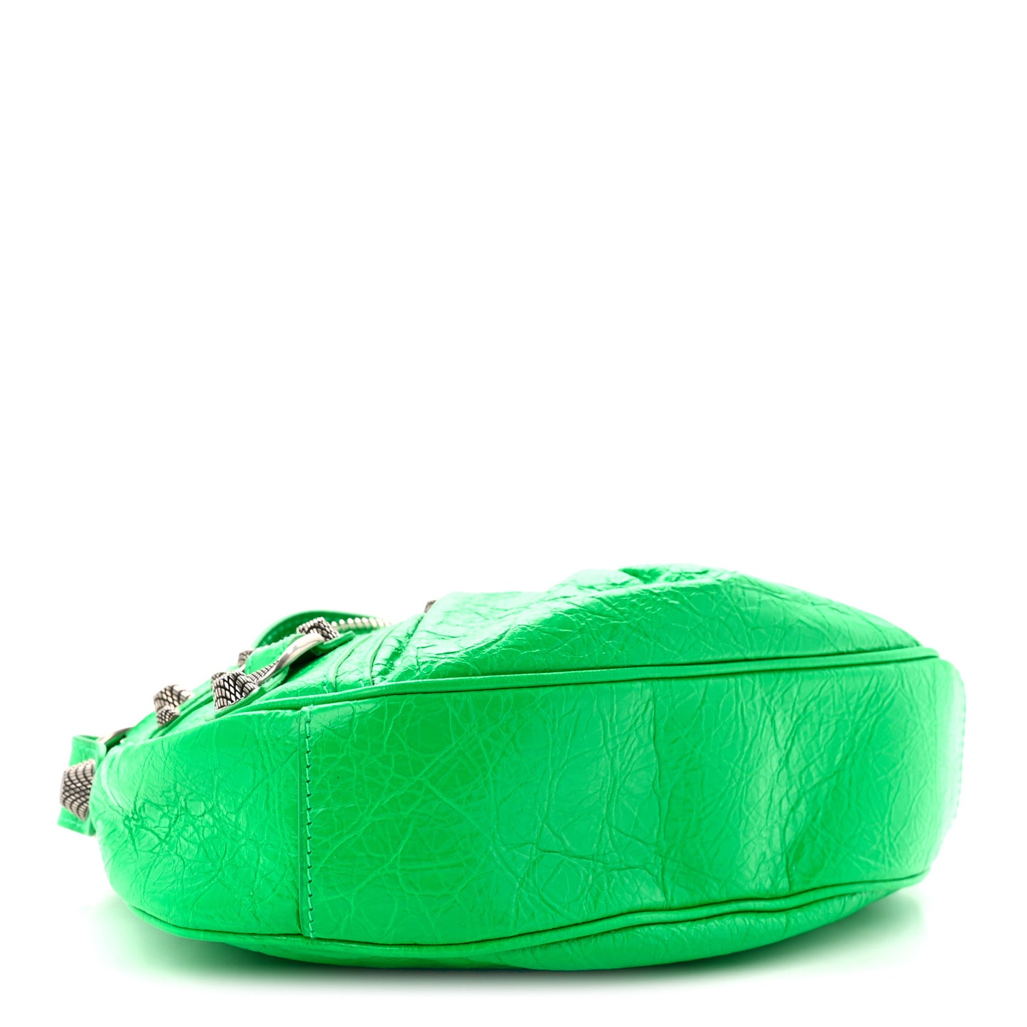 Agneau Arena Le Cagole Shoulder Bag XS Vivid Green