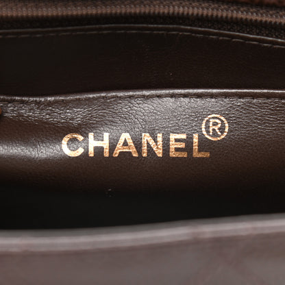 Chanel Caviar Flap Shoulder Bag Brown 5 of 7