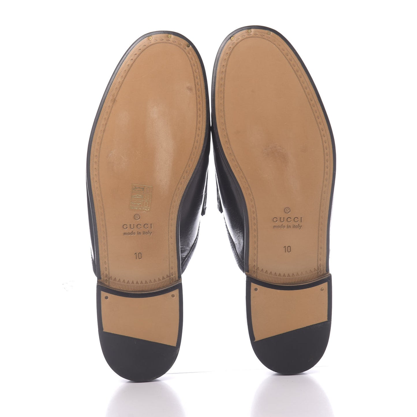 Goatskin Mens Horsebit Slippers 10 Black