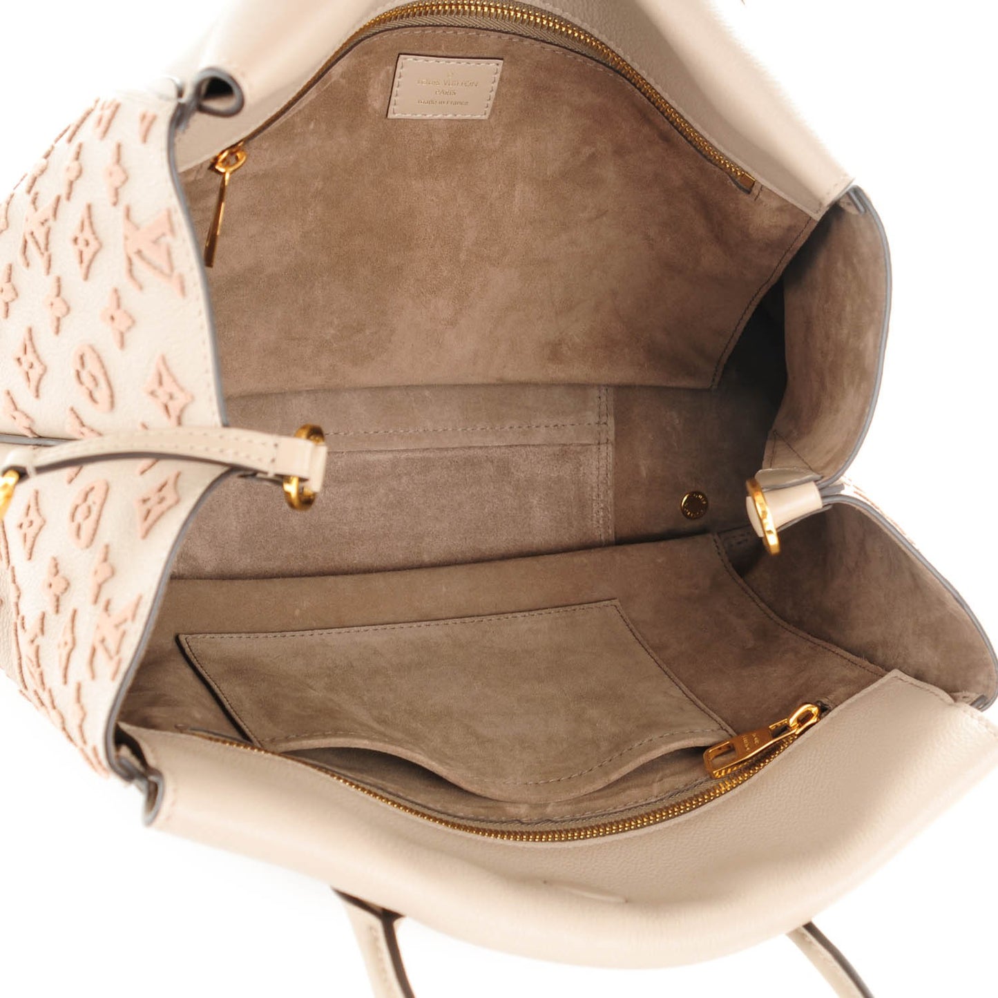 Veau Cachemire Tote W PM Galet