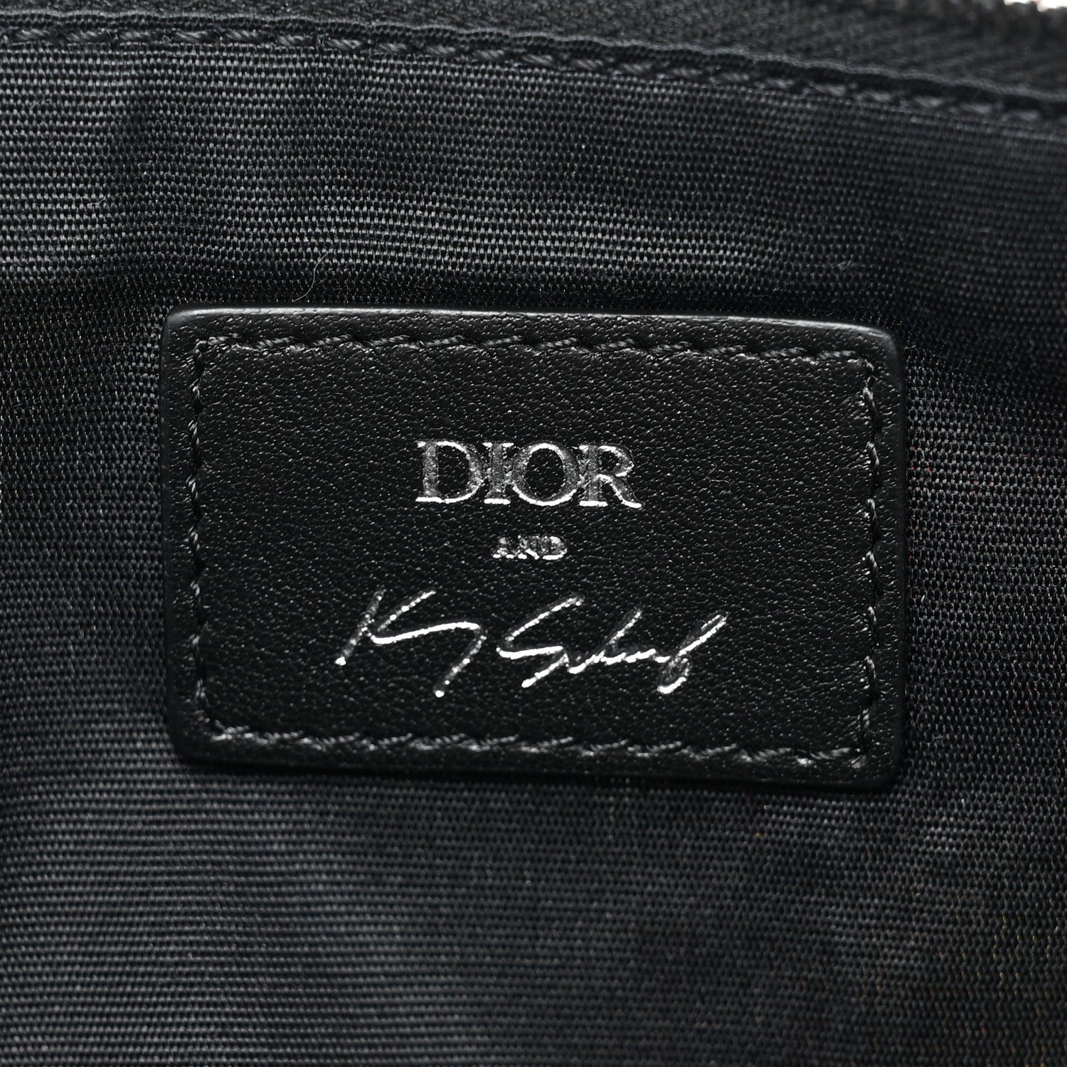 Christian Dior X KENNY SCHARF Nylon Zip Pouch Multicolor 6 of 10