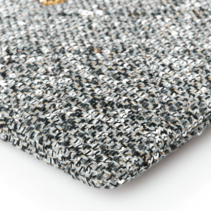 Chanel Sequins Medium 19 Pouch Silver 9 of 10