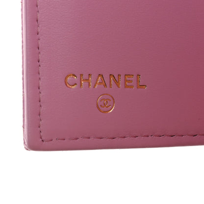 Chanel Caviar Quilted Medium Flap Wallet Pink 6 of 10
