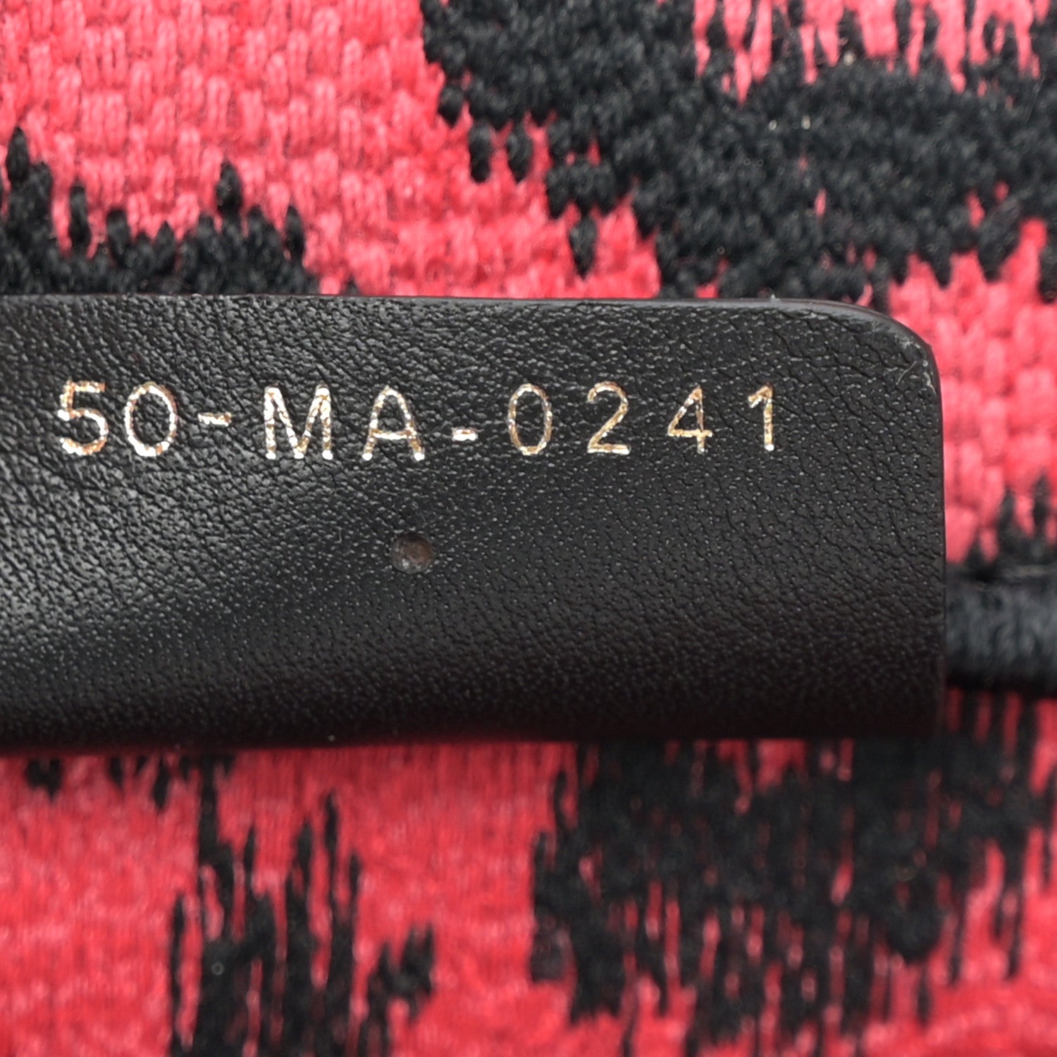 Christian Dior Canvas Mizza Embroidered Medium Leopard Book Tote Fuchsia Multicolor 7 of 12