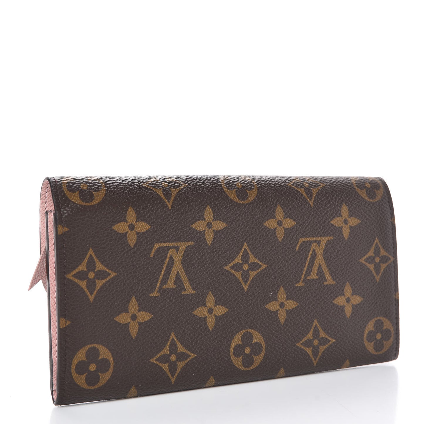 Monogram Emilie Wallet Rose Ballerine