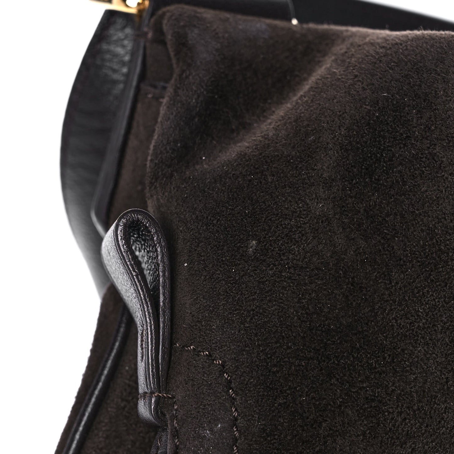 Suede Calfskin Medium Jennifer Crossbody Brown