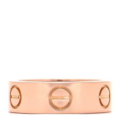 Cartier 18K Pink Gold 5.5mm LOVE Ring 47 4 1 of 4