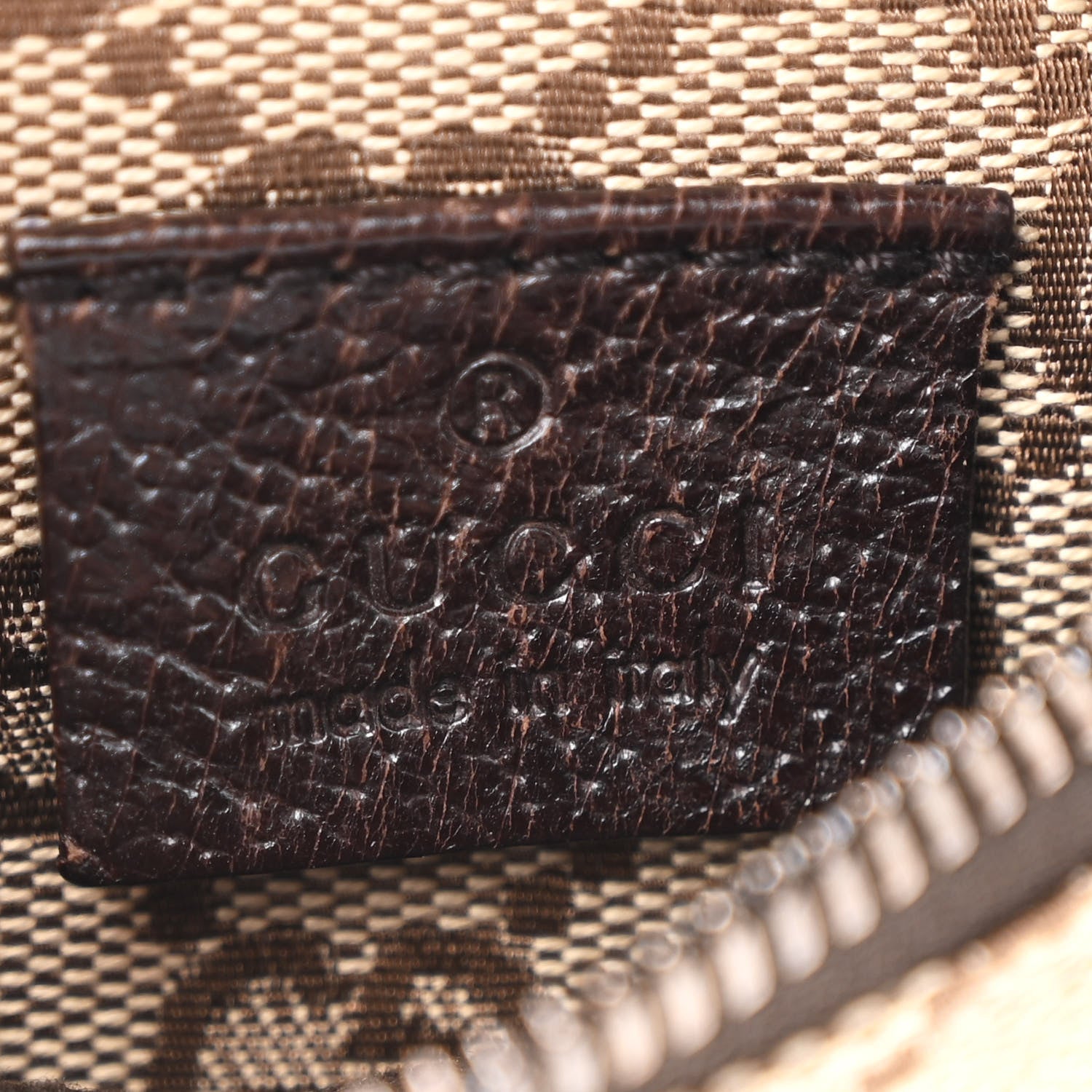 Gucci GG Monogram Double Pocket Belt Bag Dark Brown 6 of 10