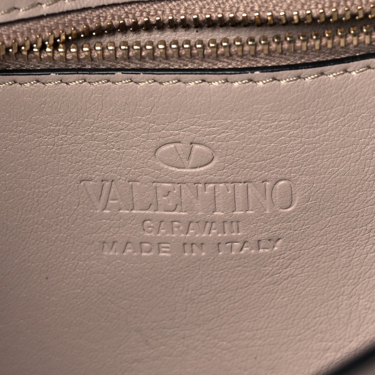 Valentino Garavani PVC Nappa Naked Small Glam Lock Rockstud Flap Poudre 6 of 8
