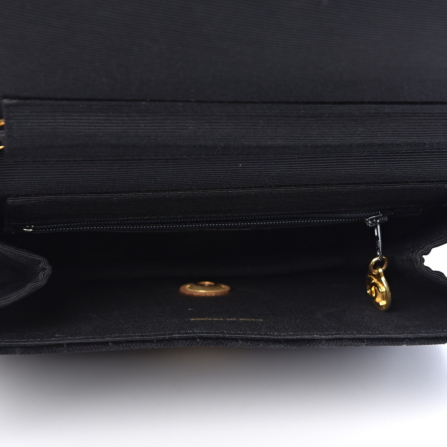 Chanel Velvet Vertical Horizontal Quilt Single Flap Black 5 of 20