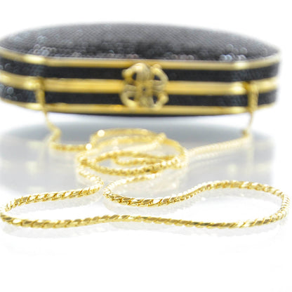 Judith Leiber Black Austrian Crystal Minaudiere Clutch 5 of 7