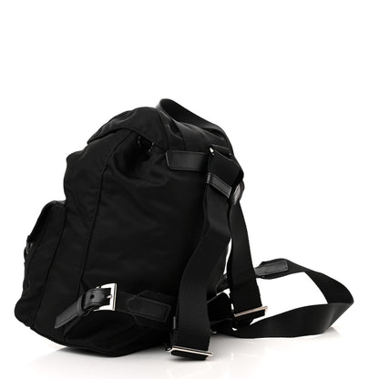 Prada Tessuto Nylon Saffiano Small Backpack Black 3 of 11