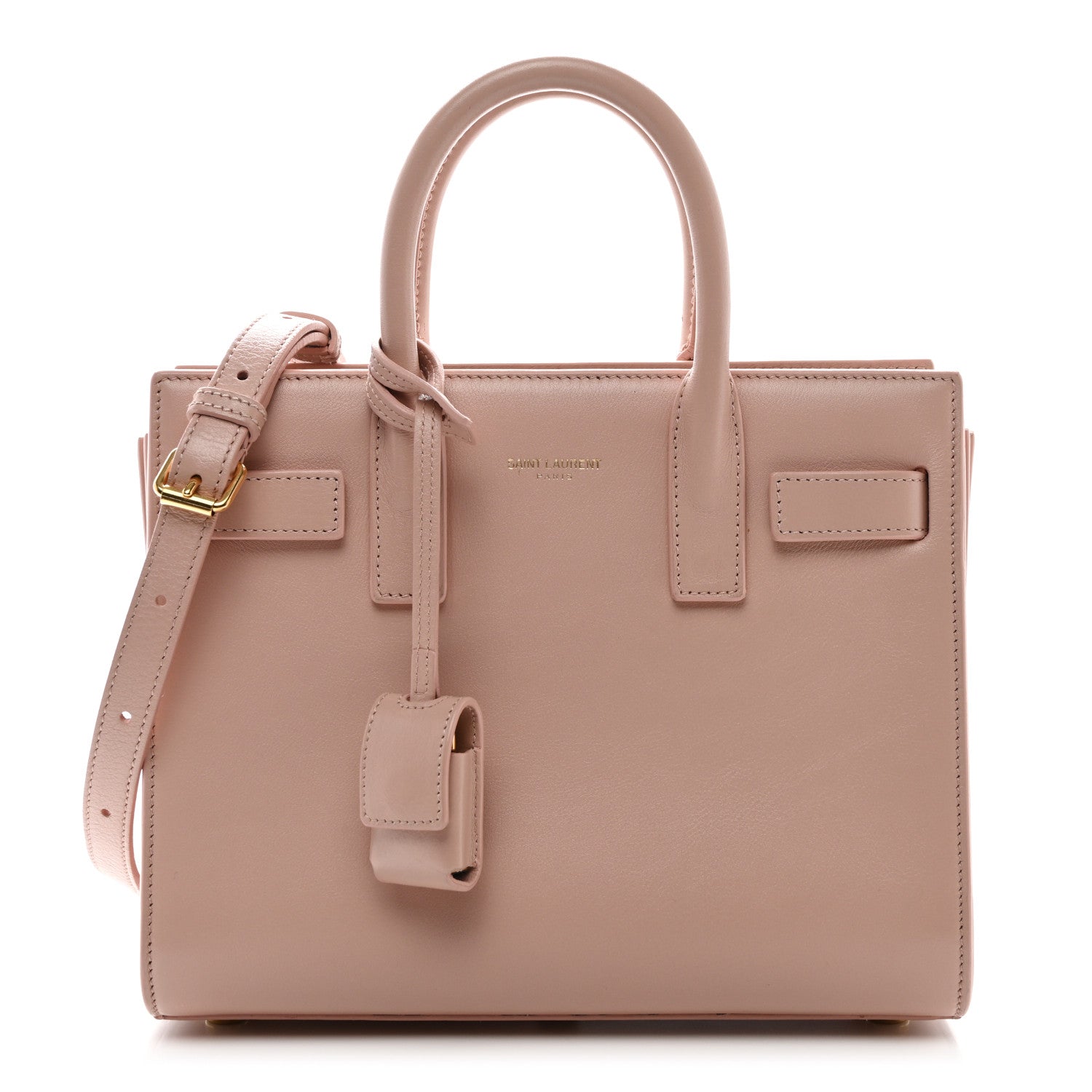 Saint Laurent Calfskin Nano Sac De Jour Pale Pink 1 of 12
