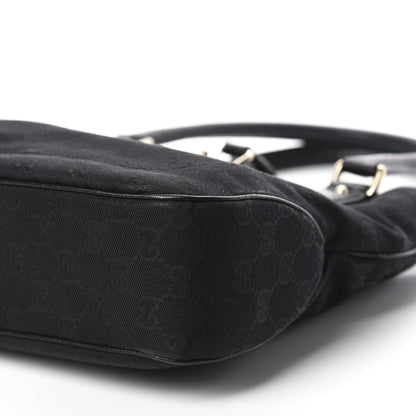 Gucci Monogram Small Jackie O Shoulder Bag Black 7 of 11