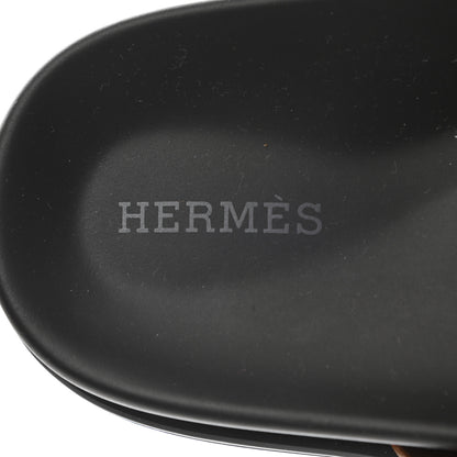 Hermes Calfskin Womens Chypre Sandals 37 Naturel 6 of 8