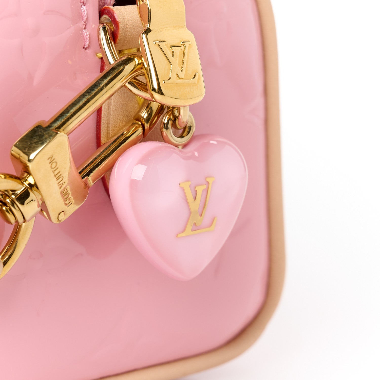 Louis Vuitton Vernis Monogram Nano Speedy Mochi Pink 7 of 11