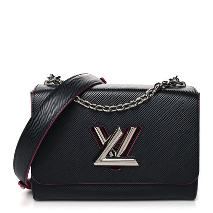 Louis Vuitton Epi Twist Shoulder Bag MM Black Pink 3 of 11