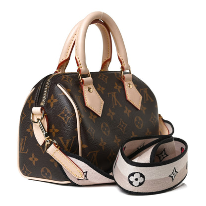 Louis Vuitton Monogram Speedy Bandouliere 20 Black 3 of 11