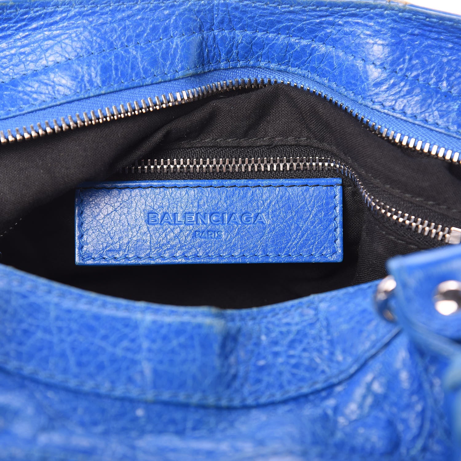 Balenciaga Agneau Giant 12 Silver Hardware Town Bleu Lazuli 8 of 19