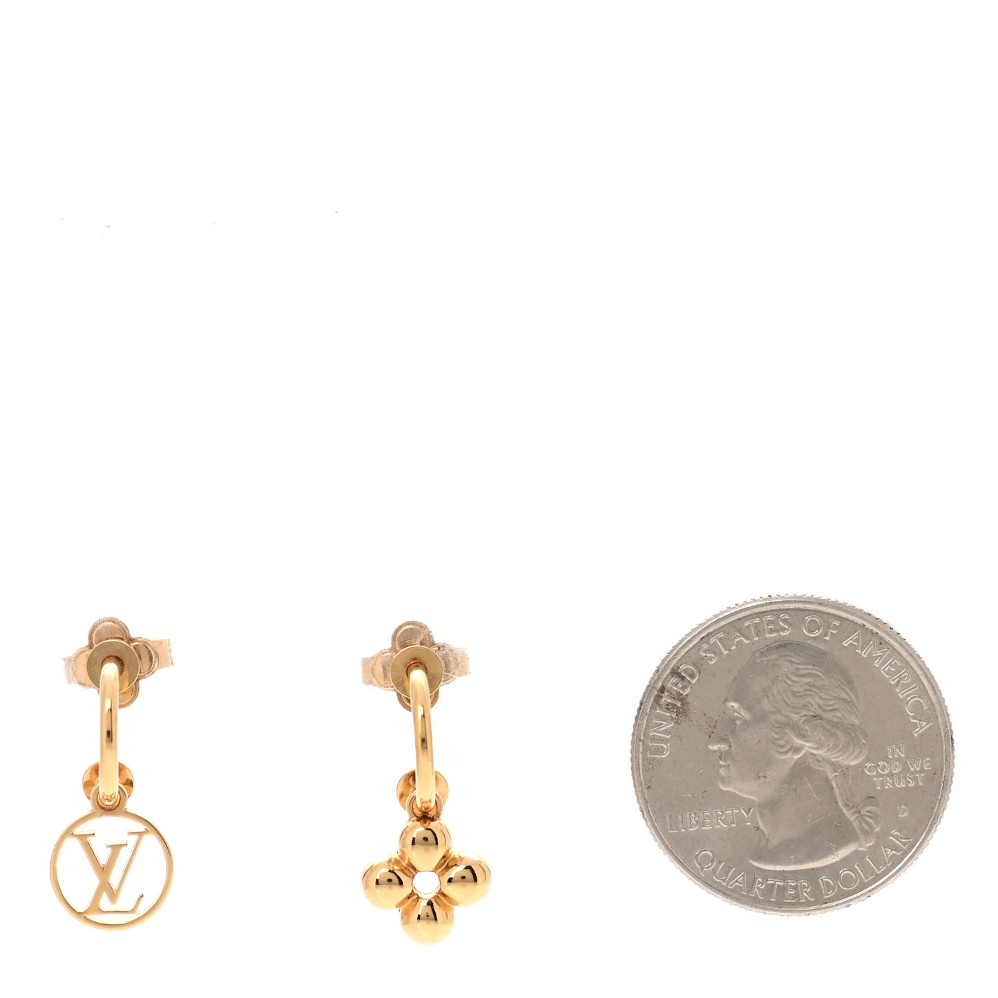 Brass Blooming Earrings Gold