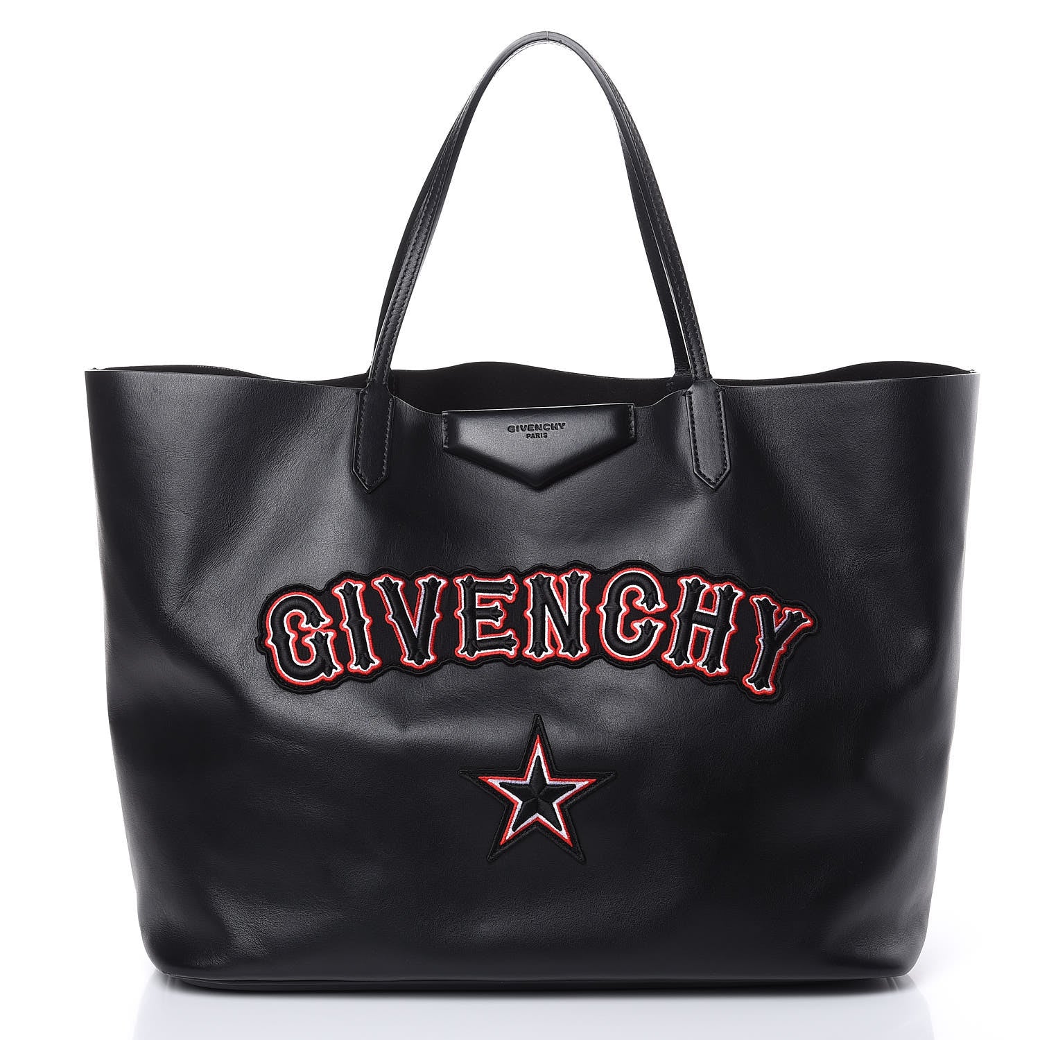 Givenchy Calfskin Gothic Large Antigona Tote Black 3 of 11