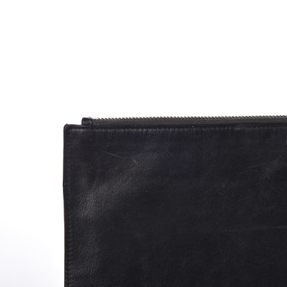 Fendi Vitello Century Elite Monster Eyes Pouch Black Graphite 8 of 10