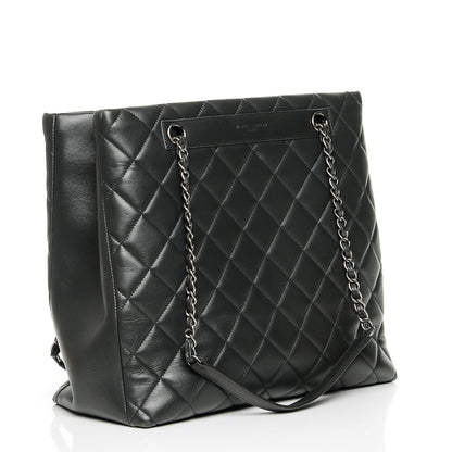 Chanel Lambskin Quilted Trendy CC Shopping Tote Grey 3 of 11
