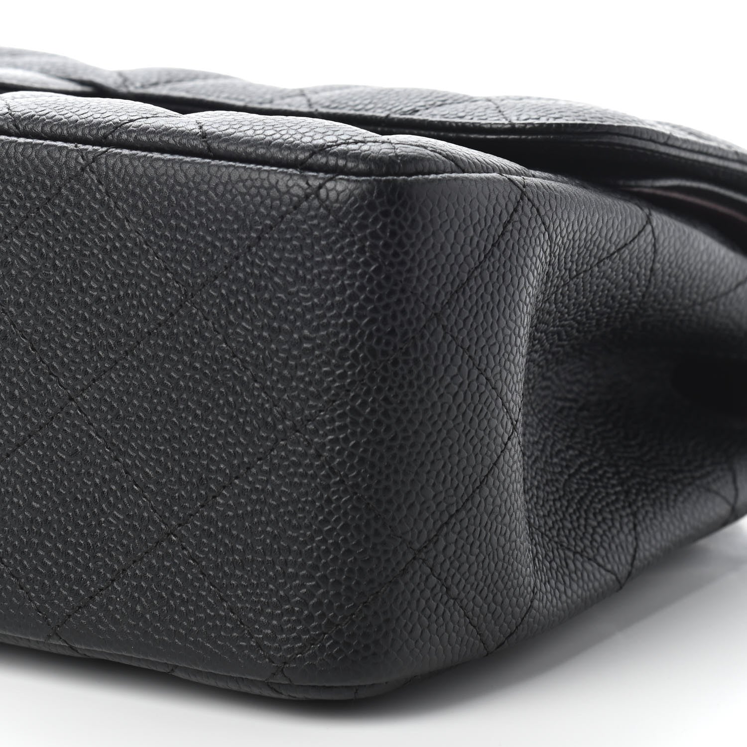 Chanel Caviar Quilted Jumbo Double Flap Black 9 of 9