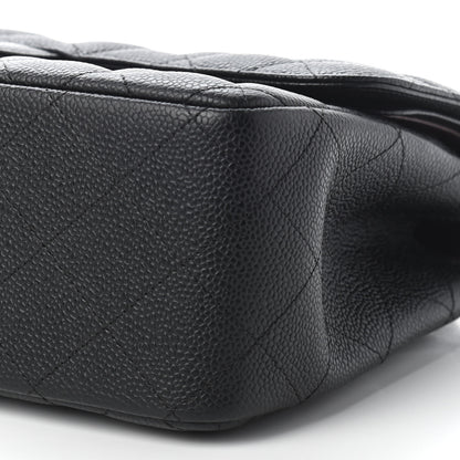 Chanel Caviar Quilted Jumbo Double Flap Black 9 of 9