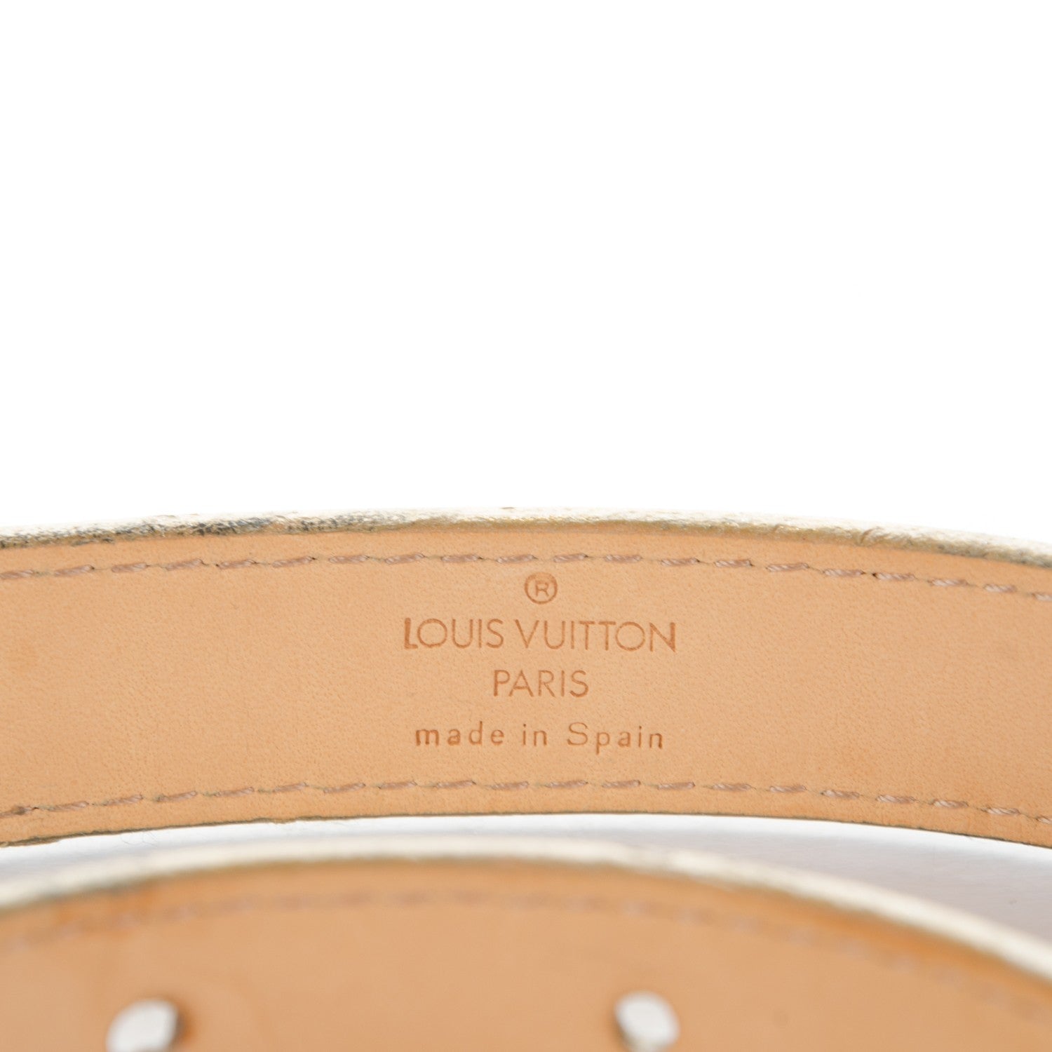 Louis Vuitton Signature LV Initiales Belt Gold 80 32 5 of 7
