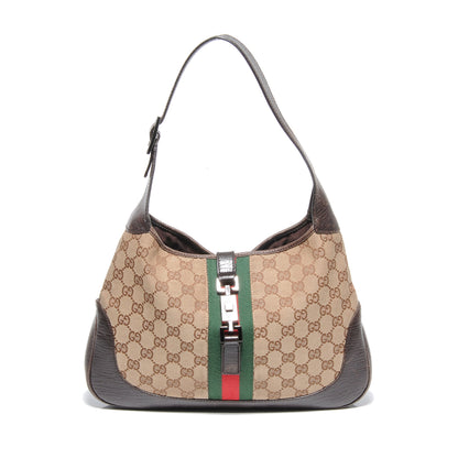 Gucci Monogram Web Jackie O Hobo 1 of 7