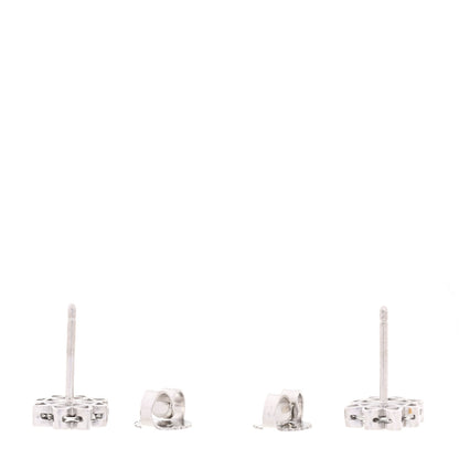 Tiffany Platinum Diamond Daisy Flower Earrings 4 of 5