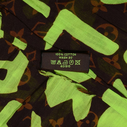Louis Vuitton Cotton Graffiti Green 6 of 6