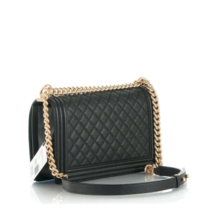 Chanel Caviar Quilted New Medium Boy Flap Black 4 of 9