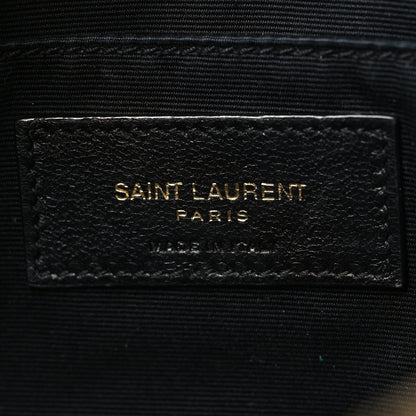 Saint Laurent Calfskin Matelasse Monogram Lou Camera Bag Sea Turquoise 6 of 11