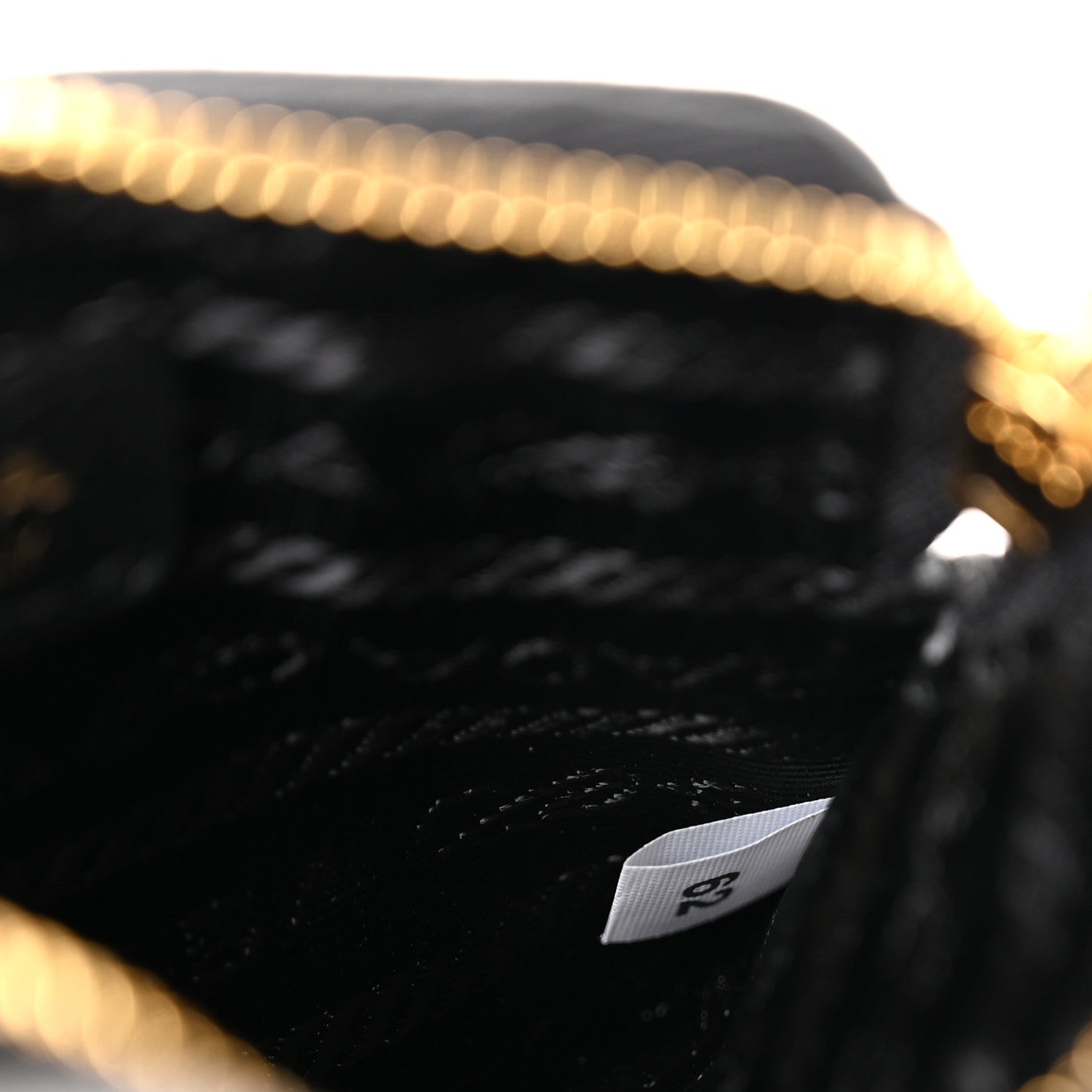 Prada Saffiano Triangle Logo Card Holder With Strap Black 7 of 8