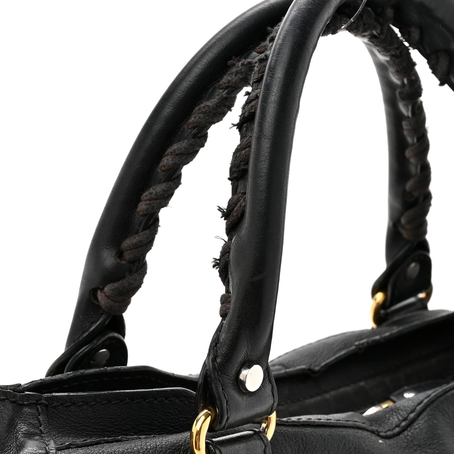 Balenciaga Veau Amp Plate Gold Hardware City Black 13 of 16