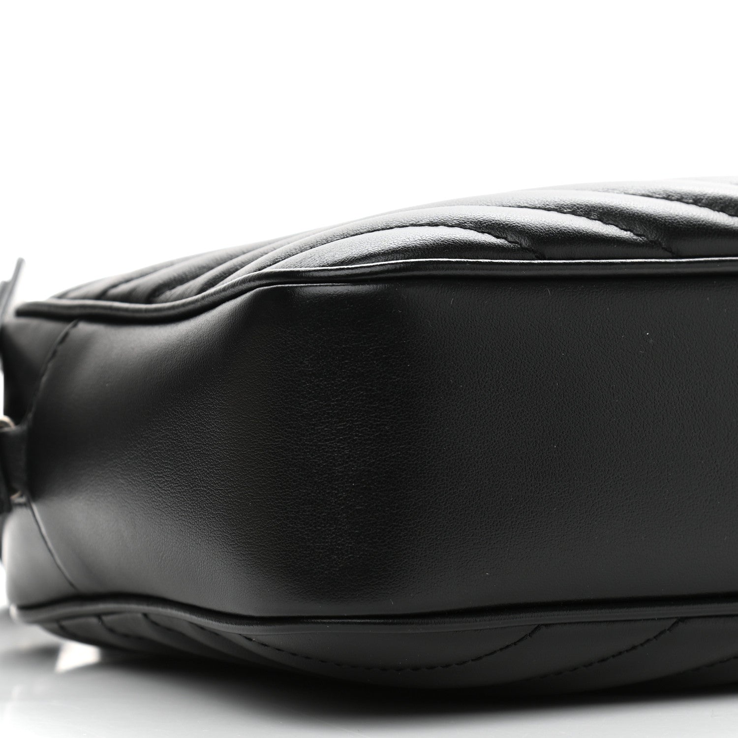 Saint Laurent Calfskin Matelasse Monogram Lou Camera Bag Black 9 of 10