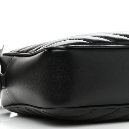 Saint Laurent Calfskin Matelasse Monogram Lou Camera Bag Black 9 of 10