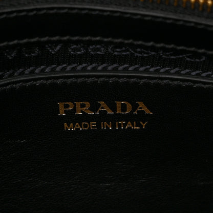 Prada Saffiano City Calfskin Small Esplanade Tote Black 6 of 10
