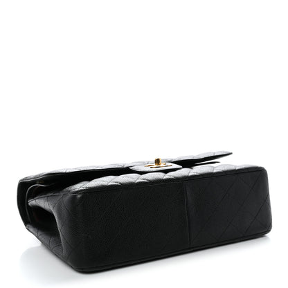 Chanel Caviar Quilted Jumbo Double Flap Black 4 of 11