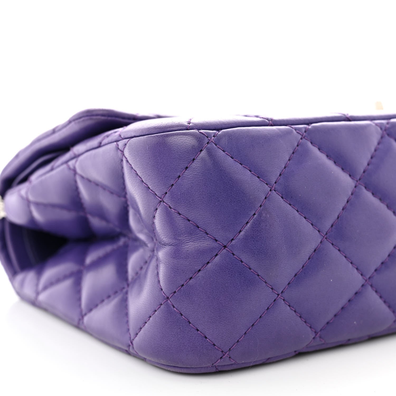 Chanel Lambskin Quilted 2.55 Reissue 226 Flap Purple 9 of 12